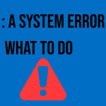 sl91-a-system-error-has-occured-please-notify-us-and-include-the-error-code-that-is-shown